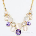 Wholesale Gold Vintage Opal Statement Necklaces Pendant